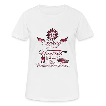surnaturel - T-shirt respirant Femme - blanc - Devant - AI Model Female 172 dark (172cm)