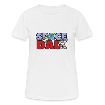 ESPACE DAD - T-shirt respirant Femme - blanc - Devant - AI Model Female 172 dark (172cm)