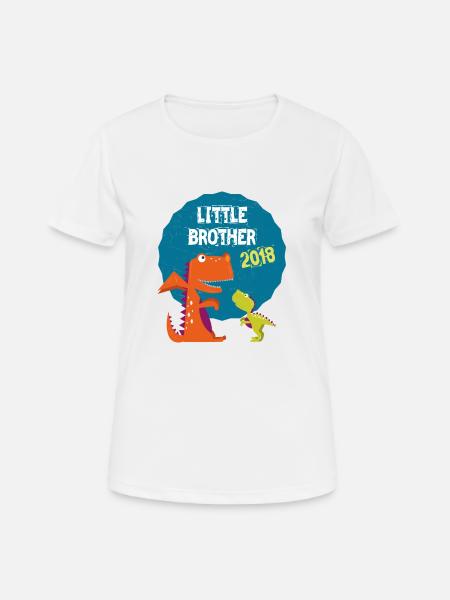 Little Brother Sibling Brother 2018 T-Shirt - Women's Breathable T-Shirt - white