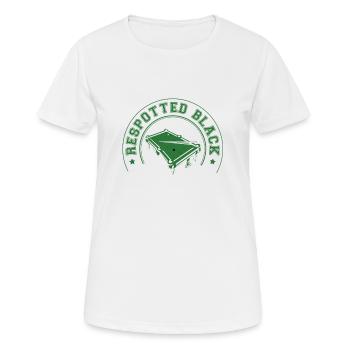 Snooker Respotted Black - Women's Breathable T-Shirt - white - Front - AI Model Female 172 dark (172cm)