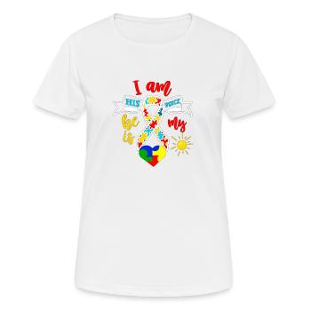Autism Autist Autism Awareness Day Asperger - Women's Breathable T-Shirt - white - Front - AI Model Female 172 dark (172cm)
