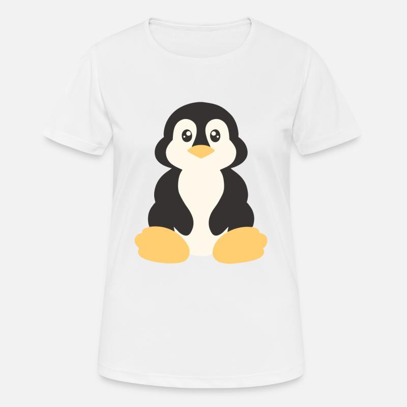 penguin - Women's Breathable T-Shirt - white