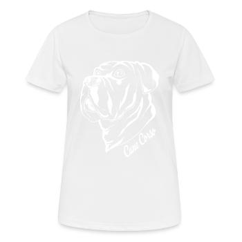 Cane Corso drawing - Women's Breathable T-Shirt - white - Front - AI Model Female 172 dark (172cm)