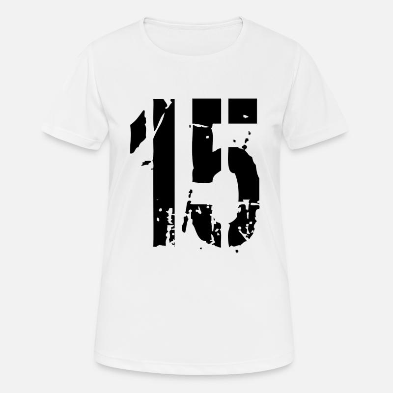 15 Number 15 years - Women's Breathable T-Shirt - white
