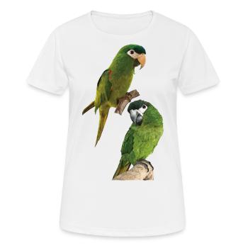 Le noble ara - T-shirt respirant Femme - blanc - Devant - AI Model Female 172 dark (172cm)