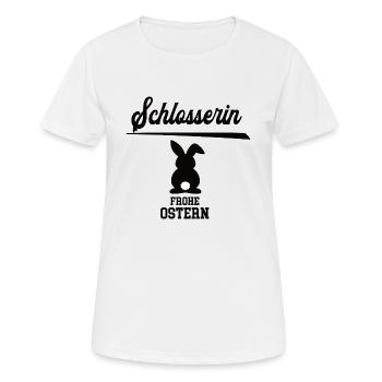 Schlosserin Frohe Ostern Oster Outfit Schlosser - Frauen T-Shirt atmungsaktiv - Weiß - Vorne - AI Model Female 172 dark (172cm)