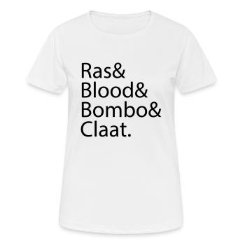 Ras Sang Bombo Claat - T-shirt respirant Femme - blanc - Devant - AI Model Female 172 dark (172cm)