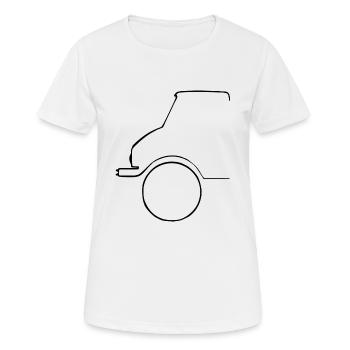 Universal Motor Device - Women's Breathable T-Shirt - white - Front - AI Model Female 172 dark (172cm)