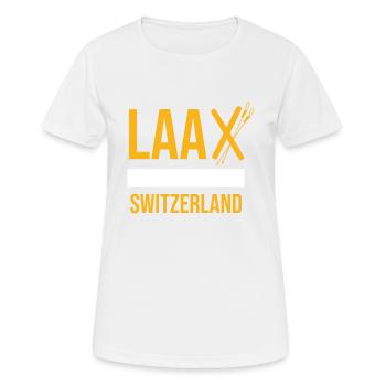 Laax Dream Resort Graubünden Laax - Women's Breathable T-Shirt - white - Front - AI Model Female 172 dark (172cm)
