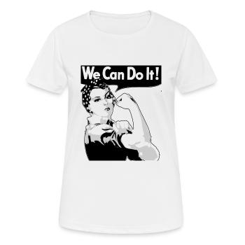 We Can Do it Woman - Women's Breathable T-Shirt - white - Front - AI Model Female 172 dark (172cm)