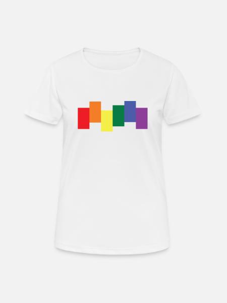 PRIDE - Women's Breathable T-Shirt - white