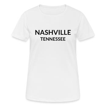 Nashville Tennessee USA - Frauen T-Shirt atmungsaktiv - Weiß - Vorne - AI Model Female 172 dark (172cm)
