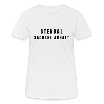 Stendal Saxony-Anhalt - Women's Breathable T-Shirt - white - Front - AI Model Female 172 dark (172cm)