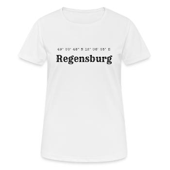 Regensburg coordinates - Women's Breathable T-Shirt - white - Front - AI Model Female 172 dark (172cm)