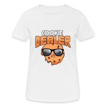 Cookie Dealer Girl Scout Troop Leader Cookie Mom - Frauen T-Shirt atmungsaktiv - Weiß - Vorne - AI Model Female 172 dark (172cm)