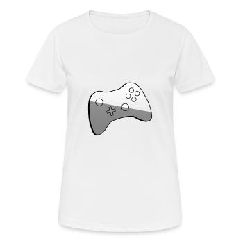 Contrôleur - Illustration - T-shirt respirant Femme - blanc - Devant - AI Model Female 172 dark (172cm)