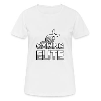 GAMING ELITE + DNA - Gaming - Women's Breathable T-Shirt - white - Front - AI Model Female 172 dark (172cm)