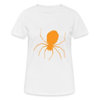 Araignée Halloween - T-shirt respirant Femme - blanc - Devant - AI Model Female 172 dark (172cm)