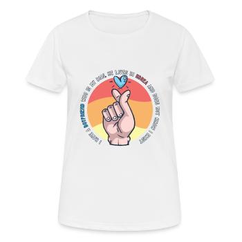 Kpop Idol Fan I Have A Boyfriend K Drama Lover I - Frauen T-Shirt atmungsaktiv - Weiß - Vorne - AI Model Female 172 dark (172cm)