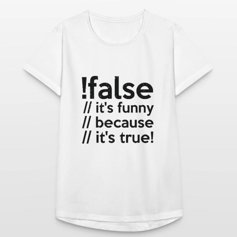 Programmierer false true Informatiker Student Code Frauen T-Shirt atmungsaktiv