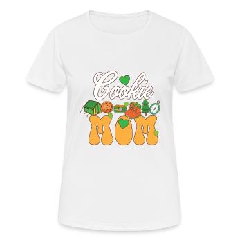 Cookie Mom Scout Mama Troop Leader Cookie Chaos - Frauen T-Shirt atmungsaktiv - Weiß - Vorne - AI Model Female 172 dark (172cm)