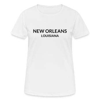 New Orleans Louisiana USA - Frauen T-Shirt atmungsaktiv - Weiß - Vorne - AI Model Female 172 dark (172cm)