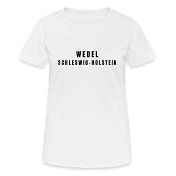 Wedel Schleswig-Holstein - T-shirt respirant Femme - blanc - Devant - AI Model Female 172 dark (172cm)