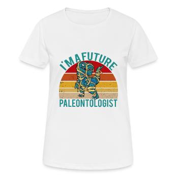 I am a paleontologist vintage paleontology lus - Women's Breathable T-Shirt - white - Front - AI Model Female 172 dark (172cm)