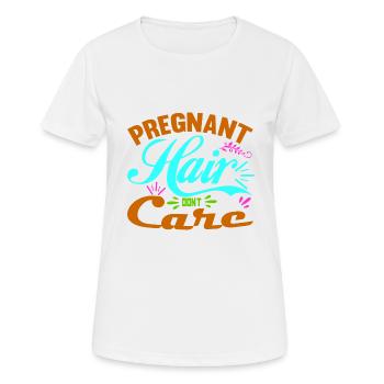 Mère Enceinte Bébé Nourrisson T-shirt Maman - T-shirt respirant Femme - blanc - Devant - AI Model Female 172 dark (172cm)