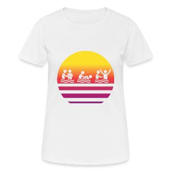Église de baptême chrétienne religieuse baptisée en - T-shirt respirant Femme - blanc - Devant - AI Model Female 172 dark (172cm)