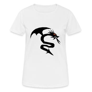 Un dragon dragon - T-shirt respirant Femme - blanc - Devant - AI Model Female 172 dark (172cm)