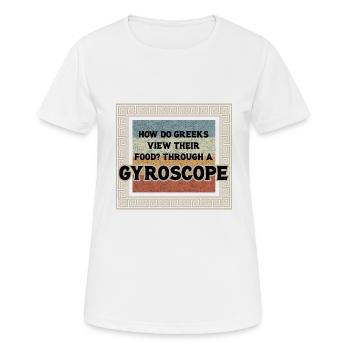 Antike Griechische Mythologie und Griechisches - Frauen T-Shirt atmungsaktiv - Weiß - Vorne - AI Model Female 172 dark (172cm)