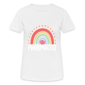 Apotheker Apotheke Apotheke Regenbogen - Frauen T-Shirt atmungsaktiv - Weiß - Vorne - AI Model Female 172 dark (172cm)