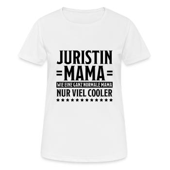 Juristin Beruf Lustige Spruch Jurist Jura Geschenk - Frauen T-Shirt atmungsaktiv - Weiß - Vorne - AI Model Female 172 dark (172cm)