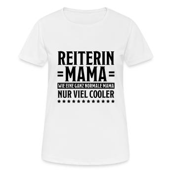 Reiterin Spruch Pferde Reiten Reiterin Geschenk - Frauen T-Shirt atmungsaktiv - Weiß - Vorne - AI Model Female 172 dark (172cm)