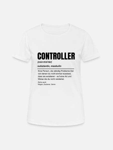 Finanz Controller Rechnungswesen Beruf Idee - Frauen T-Shirt atmungsaktiv - Weiß