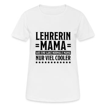 Lehrer Lustige Spruch Unterricht Lehrerin Geschenk - Frauen T-Shirt atmungsaktiv - Weiß - Vorne - AI Model Female 172 dark (172cm)