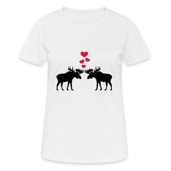 Élan - T-shirt respirant Femme - blanc - Devant - AI Model Female 172 dark (172cm)