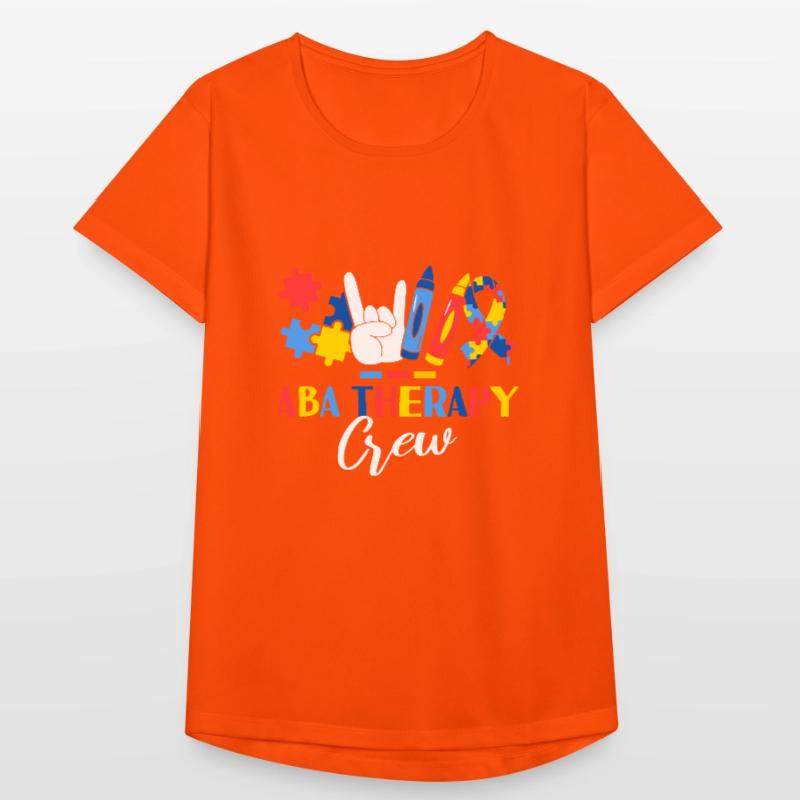 ABA Therapy Crew Applied Behavior Analysis Therapy Women's Breathable T-Shirt