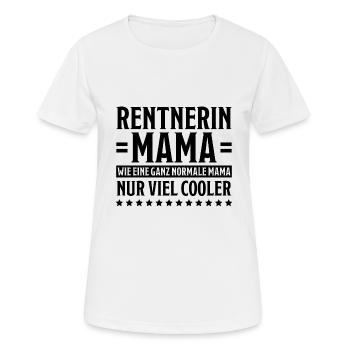 Rentnerin Spruch Ruhestand Oma Rentnerin Geschenk - Frauen T-Shirt atmungsaktiv - Weiß - Vorne - AI Model Female 172 dark (172cm)