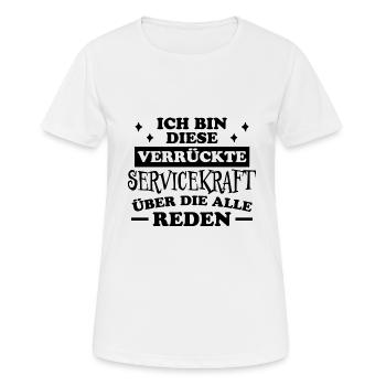 Servicekraft Dienstleistung Servicekraft Geschenk - Frauen T-Shirt atmungsaktiv - Weiß - Vorne - AI Model Female 172 dark (172cm)