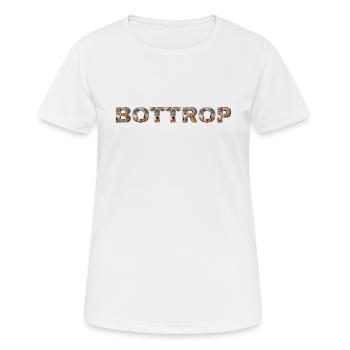 Bottrop Hund - Frauen T-Shirt atmungsaktiv - Weiß - Vorne - AI Model Female 172 dark (172cm)