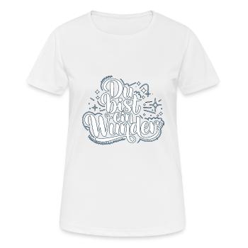 You're a miracle - Women's Breathable T-Shirt - white - Front - AI Model Female 172 dark (172cm)