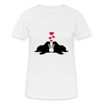 Morse - T-shirt respirant Femme - blanc - Devant - AI Model Female 172 dark (172cm)