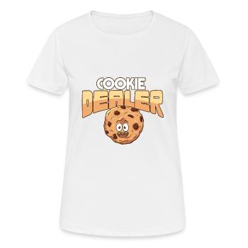 Girl Scout Troop Leader Cookie Dealer Cookie Mom - Frauen T-Shirt atmungsaktiv - Weiß - Vorne - AI Model Female 172 dark (172cm)