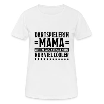 Dartspielerin Spruch Darts Dartspielerin Geschenk - Frauen T-Shirt atmungsaktiv - Weiß - Vorne - AI Model Female 172 dark (172cm)