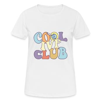 Cool IVF Club FIV Maman Papa Jour de transfert Surrogate - T-shirt respirant Femme - blanc - Devant - AI Model Female 172 dark (172cm)