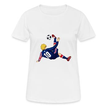 Australian National Soccer Team I Football - Frauen T-Shirt atmungsaktiv - Weiß - Vorne - AI Model Female 172 dark (172cm)