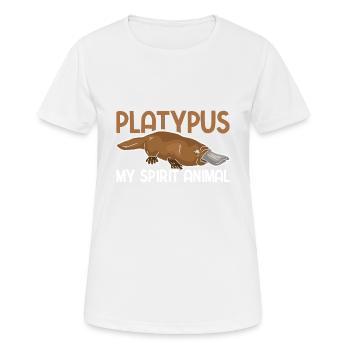 Platypus - Women's Breathable T-Shirt - white - Front - AI Model Female 172 dark (172cm)
