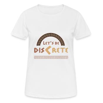 Antike Griechische Mythologie und Griechisches - Frauen T-Shirt atmungsaktiv - Weiß - Vorne - AI Model Female 172 dark (172cm)